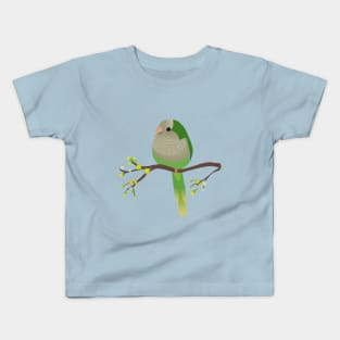 Cute egg shaped quaker parrot or monk parakeet Kids T-Shirt